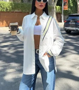White shirt with band