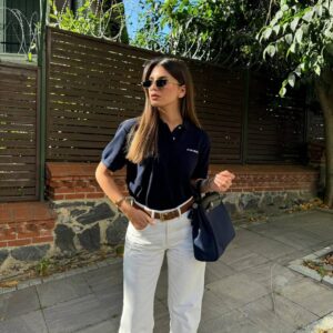 White High-Waist Jeans - Image 3