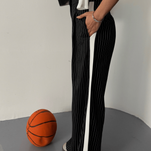 Black Striped Trousers - Image 8