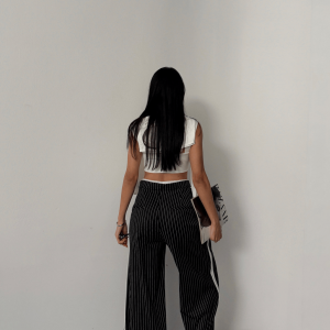 Black Striped Trousers - Image 7