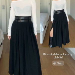 Black Long Skirt - Image 4