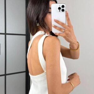 Gilet Buttons One shoulder - Image 4