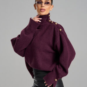 The Amélie Gold-Button Sweater - Image 6